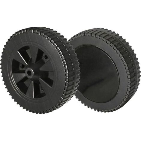 Set of 2 replacement plastic wheels for 175mm grill