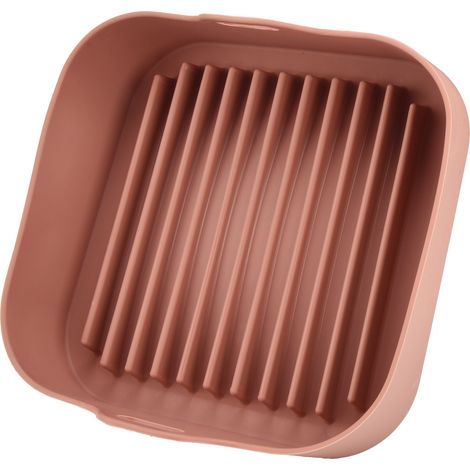 Panier Silicone Carré Multifonction pour Friteuse 10 Pouces, Accessoire de Cuisson et Café (1/5)