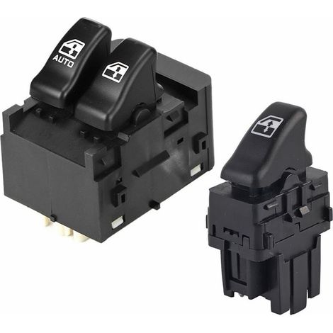2 pièces interrupteur de fenêtre électrique avant gauche droite adapté pour Chevy Venture 19244642 901-025 (1/5)
