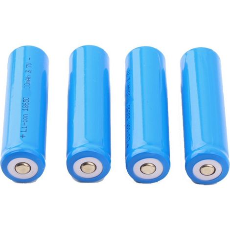 Trade Shop - 4 Baterías Recargables De La Batería 680 Mah 3.7v Bl-18650 Linternas Led - (1/2)