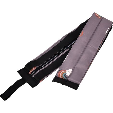 Sacs à dos élégants pour faire les courses, pliables, réutilisables et écologiques, motif nuage arc-en-ciel (1/5)