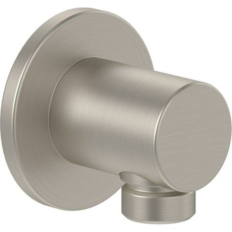 V&B Wandanschlussbogen Universal Showers Rund, Wandmontage, brushed nickel black (1/2)