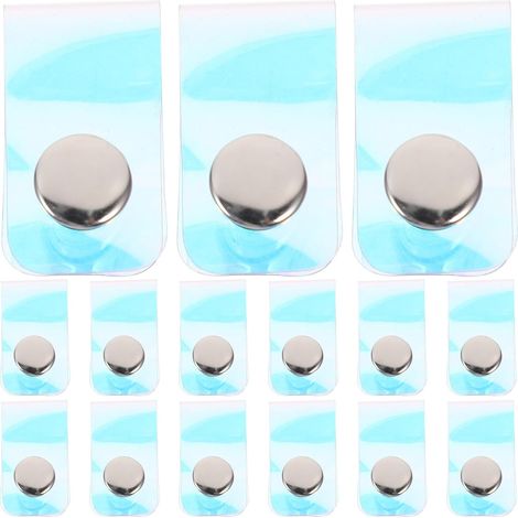 Organiseurs de câbles Healeved en PVC bleu (15 pièces) avec attaches autobloquantes à (1/5)