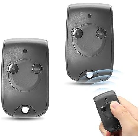Télécommande Keytis RTS 2 canaux 433.92MHZ Pour contrôler 2 moteurs RTS de portails et portes de garage Télécommande Portail Compatible avec 1841026 (1/5)