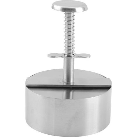 Machine à steak haché réglable en acier inoxydable, presse à hamburgers professionnelle (1/5)