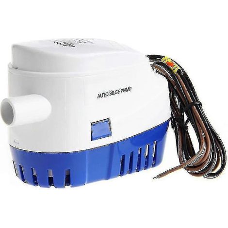 Pompe de cale submersible automatique pour bateau, caravane, camping, petite piscine et fontaine 12 V 4165 L/h - Bon état (1/4)