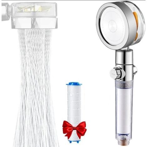 Ducha de mano, ahorro de agua, cabezal de ducha antical, alta presión (1/5)