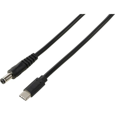 VOLTCRAFT Convertitore di tensione USB Connettore cavo: 5,5 x 2.1 mm Black Convertitore DC/DC, 5 adattatori DC