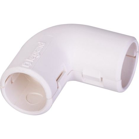 Legrand – Coude équerre 90° IP40 Ø16mm blanc RAL9010 antimicrobien – Étanchéité IP44 – Matériau ignifugé – Compatible conduits rigides 16mm (1/3)