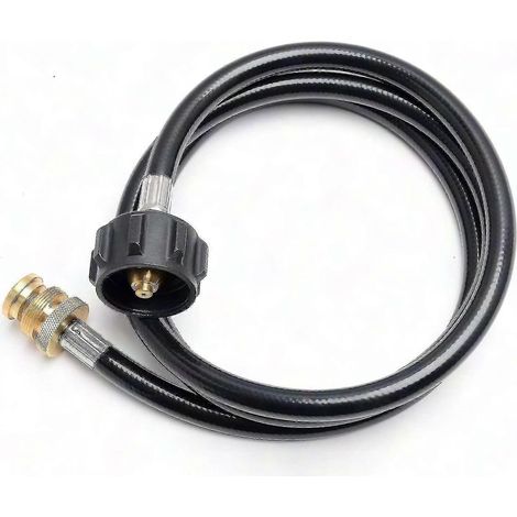 Adaptateur de flexible propane QCC1 pour réservoirs 20lb vers 1lb - Connecteur universel pour barbecue, chauffage, réchaud et plaque de cuisson (1/3)