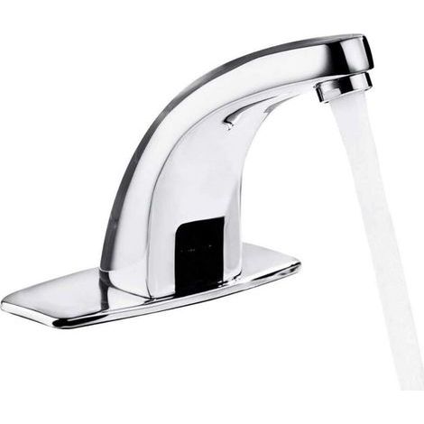 [JAMAIS UTILISÉ] Robinet automatique à capteur infrarouge, en Cuivre, robinet d'évier intelligent sans contact pour cuisine, salle de bain avec boîtier de contrôle (1/4)