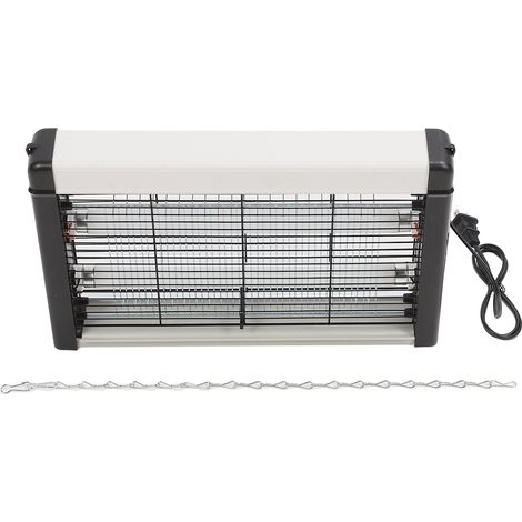 Ortviai Tue-mouches Électrique LED 20 W avec Double Lampe à Spectre Large pour Usage Domestique et Commercial