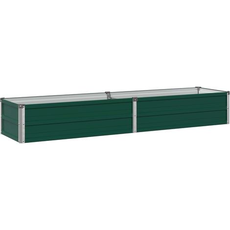 vidaXL Cama de Jardín Elevada Verde 160 x 40 x 24 cm (1/2)