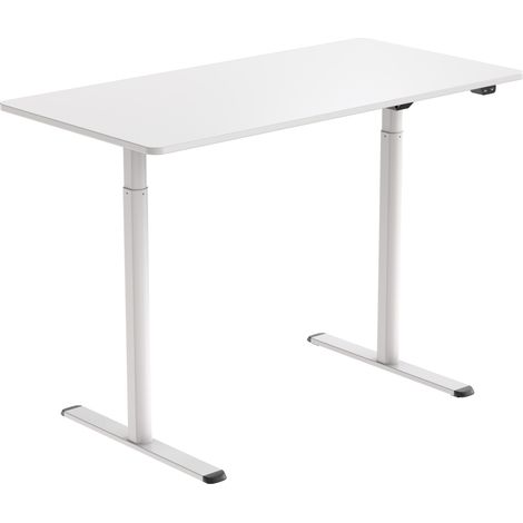 Lykke Elektrisch Höhenverstellbarer Schreibtisch Nordic 120x60cm, Weiß