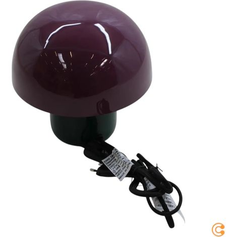 [GEBRAUCHT] B-Ware Kare Tischleuchte Lampe Mushroom Lila Grün Stahl E14 Led Schalter Kabel 20 Cm