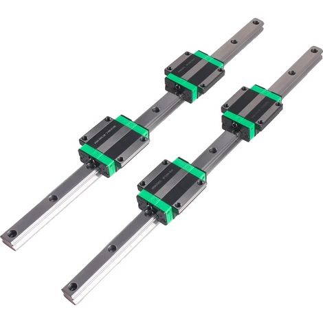Système de rail de guidage linéaire, longueur réglable, compatible avec les machines CNC, 500, 2HGR20 4 HGW20CC (1/2)