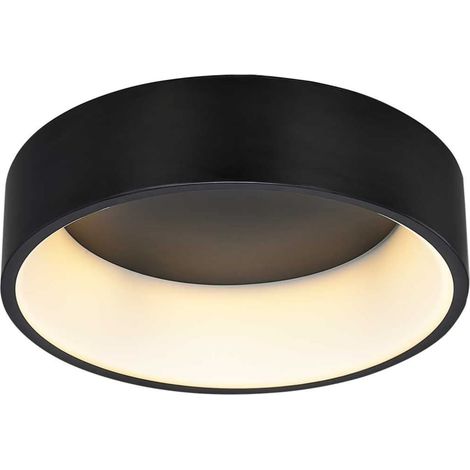 [NEUWERTIG] B-Ware Wofi Led Deckenlampe Pure Deckenlampe Lampe Wohnzimmerlampe 36 Watt Schwarz