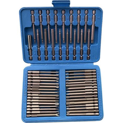 Set aus 75-mm-Mehrzweckbohrern aus hochhartem Kohlenstoffstahl, vielseitige manuelle Schraubendreherbits