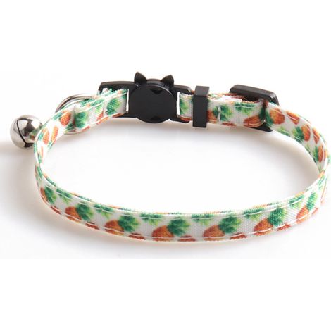 Ensemble Collier Et Laisse Pour Chien - Design Fruits Réglable - Pour Promenade Quotidienne Extérieure - Taille Unique (1/5)