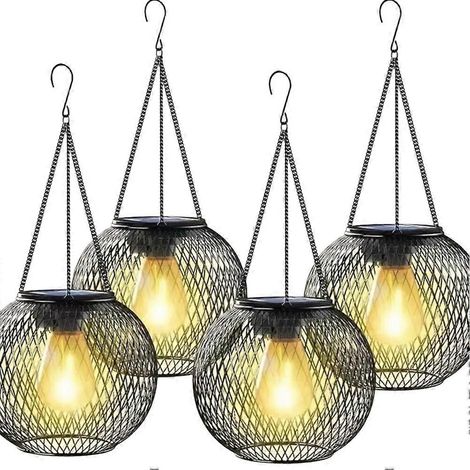 Solarlaterne für den Außenbereich, dekorative, wasserdichte Hängeleuchte, Gartenlampe (1/5)