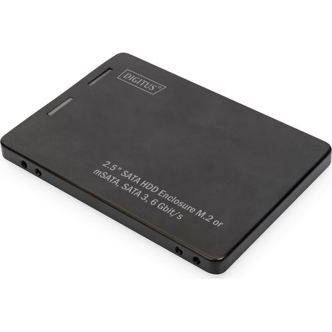 Digitus DA-71118 Speicherlaufwerksgehäuse SSD-Gehäuse Schwarz 2.5" (1/5)