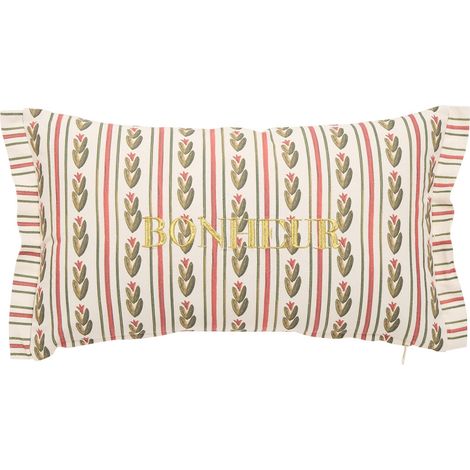 Coussin Mona rectangulaire 30x50cm blanc - Atmosphera créateur d'intérieur (1/5)