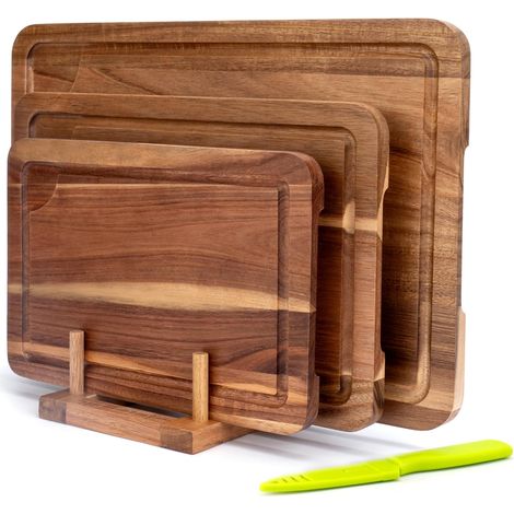 Ensemble 3 Planches à Découper Bois d’Acacia