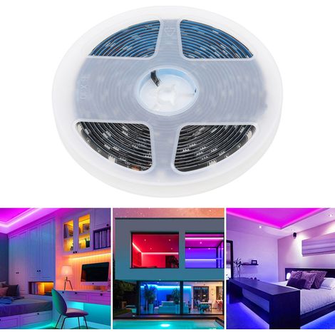 Kit de bande LED RGB USB WIFI 5V, bande LED 5050 étanche (1/5)