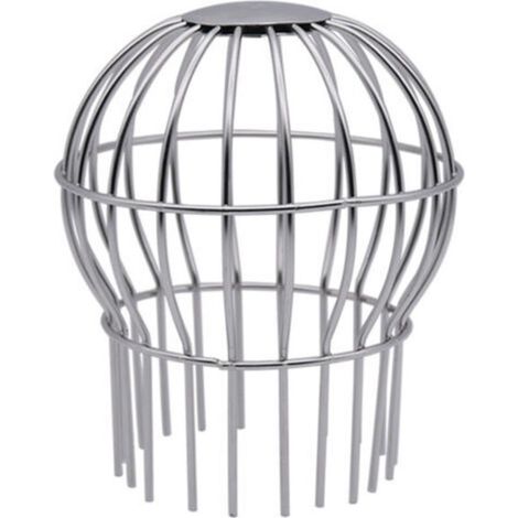 The 2" Stainless Steel 304 Gutter Guard Strainer fits 1.7" to 2.6" round downspouts and blocks leaves, seeds and other debris Gutter Cleaning Tool (1/5)