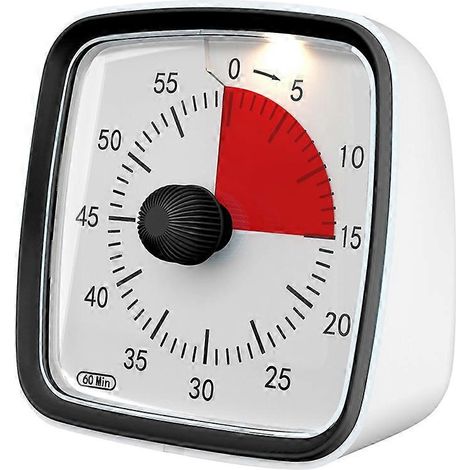 Minuteur de 60 minutes, minuteur de classe, compte à rebours pour enfants et adultes, gestion du temps (1/5)