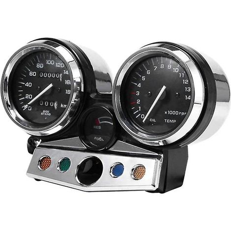 Compteur de vitesse/compte-tours pour moto/voiture de route CB400 1995-1998 White Pointer--