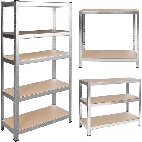 Metallregal zur aufbewahrung 180 x 90 x 40 cm humberg 4846