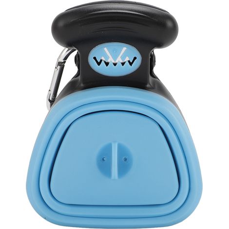 Ramasse-crottes portable et pliable pour chiens, idéal pour les voyages et les promenades. Sac inclus. (1/5)
