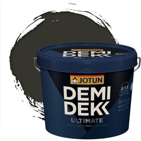 Peinture Bois - DEMI DEKK ULTIMATE - Lasure Opaque Satinée - RAL 6008 - 3L (1/2)