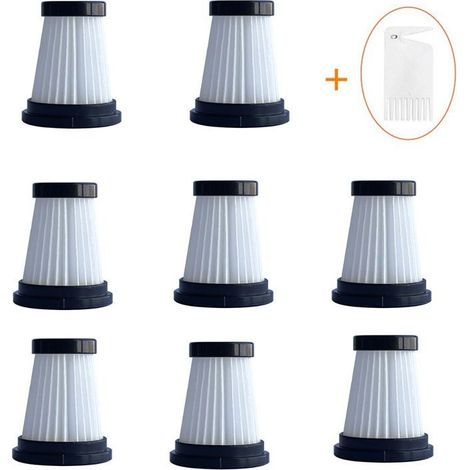 Lot de filtres HEPA de rechange pour aspirateur sans fil – Compatible Moosoo K12 K12 Pro K13, Genius Invictus One, Foxnovo 13KPA,8pcs (1/4)