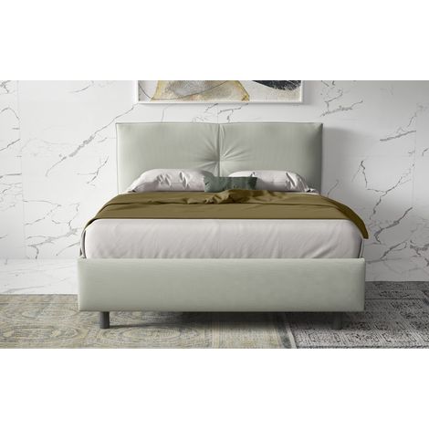 Letto matrimoniale contenitore 162x200 – Design essenziale e praticità quotidiana - MUST  Verde salvia