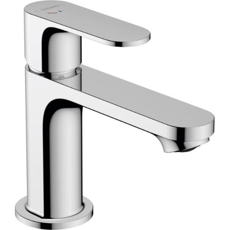 Hansgrohe Rebris S - Grifo de lavabo, con desagüe, CoolStart, EcoSmart, cromo 72513000