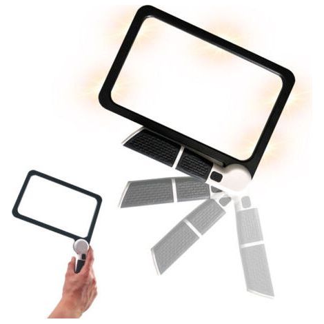 Illuminated Magnifier X5 3 Shades of Light - A5 (1/4)