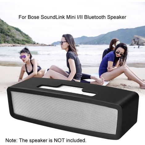 Silikon-Tragetasche für Bose SoundLink Mini I/II Bluetooth-Lautsprecher, Reiseschutz, weiche Aufbewahrungstasche für Audio (1/5)