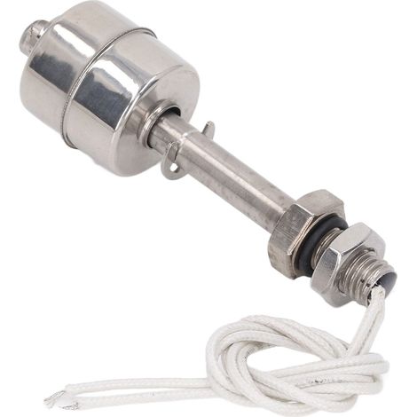 Interrupteur à flotteur de niveau d'eau en acier inoxydable, capteur contrôleur de liquide 5Mpa course 10mm 0-220V (1/5)