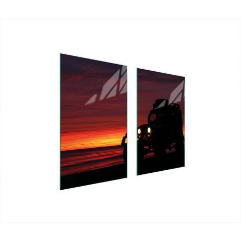 PLAQUE DE PROTECTION EN VERRE POUR POÊLE 75x52 AUTO (1/5)