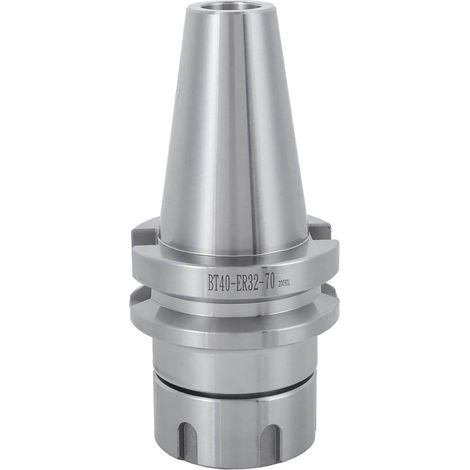 Porte-outil pour fraiseuse tour CNC pince ER32 BT40-70 haute précision acier 40Cr queue cylindrique usinage métal (1/5)