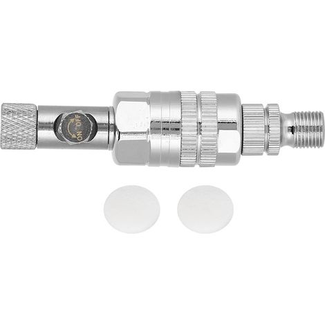 Filtre à Air Mini avec Détecteur d'Humidité et Valve de Contrôle d'Air Réglable pour Aérographe (1/5)