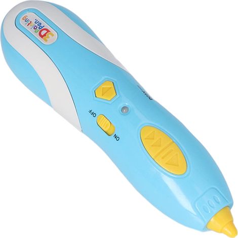 Stylo 3D pour enfants, impression basse température, sans fil, rechargeable, en plastique, pour dessiner et dessiner. 5 V CC, bleu. (1/5)