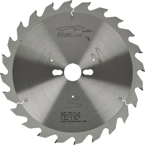 AKE Kreissägeblatt HW ø 250 x 2,8 x 30 mm Z24 Wechselzahn (WZ) positiv