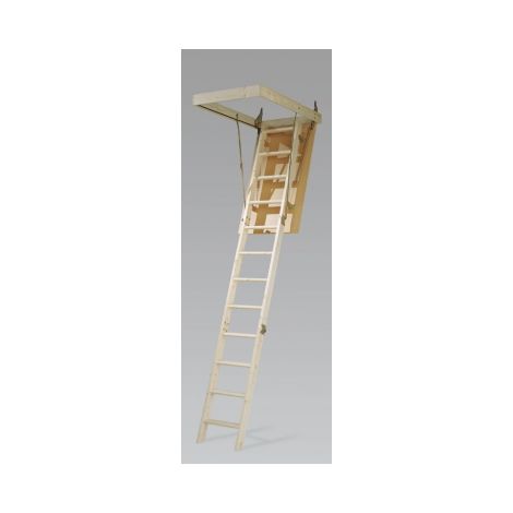 Bodentreppe pur, U-Wert 1,60 3-teilig, Fi, 120 x 70 cm