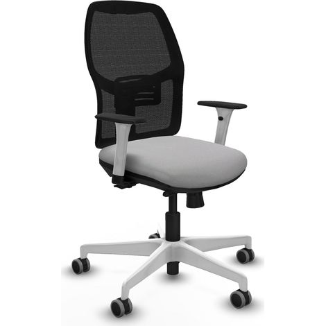 Chaise de bureau piqueras y crespo Alfera blanc support lombaire (1/2)