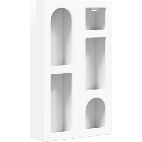 Maison Exclusive - Armadio pensile con lo scaffale Bianco Lucido 59 x 20 x 100 cm