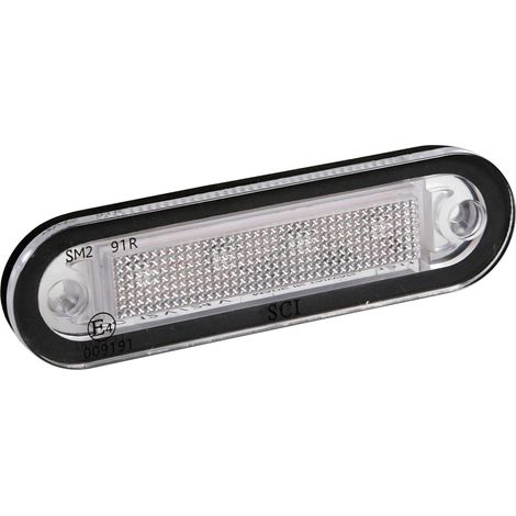 Luce ingombro - 4 Led - 12/24V - Arancio (1/4)