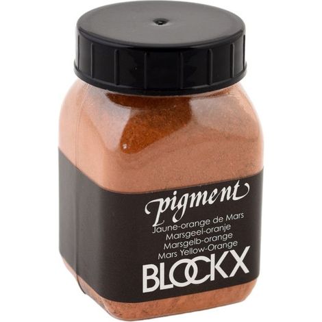 Pigment en poudre - Jaune orange de Mars - 25 - Blockx - Pot de 100g
